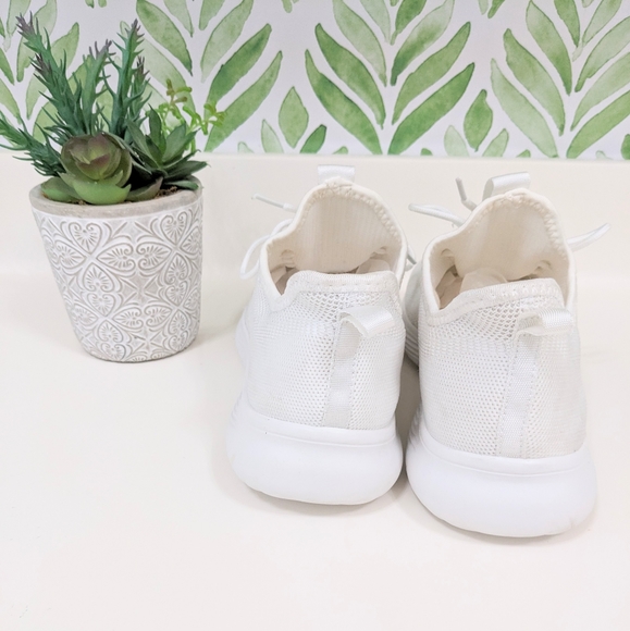 White Men's Knit Sneakers Laminoa - Picture 6 of 8